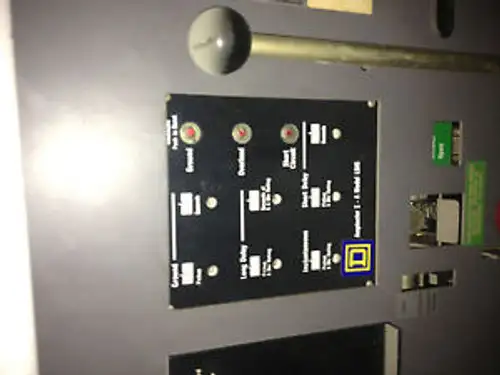 DS632 Square D 3200A Frame 2400A Sensors Amptector IA LSIG DO