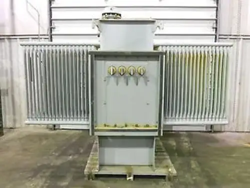 BU-47 ABB ASEA BROWN BOUER SMALL POWER TRANSFORMER. 750 KVA. TYPE RSL. 4160 HV.