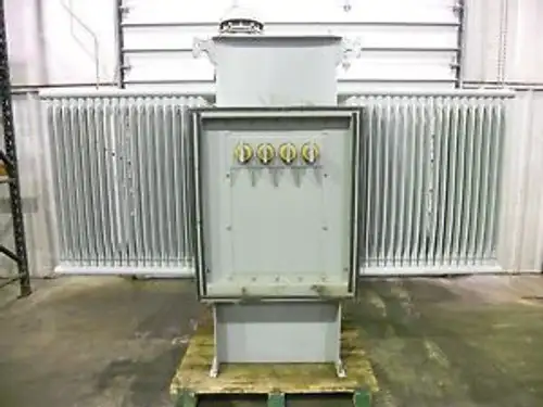 BU-48 ABB ASEA BROWN BOUER SMALL POWER TRANSFORMER. 750 KVA. TYPE RSL. 4160 HV.