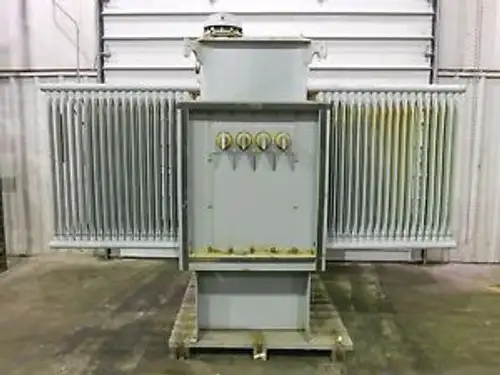 BU-50 ABB ASEA BROWN BOUER SMALL POWER TRANSFORMER. 750 KVA. TYPE RSL. 4160 HV.