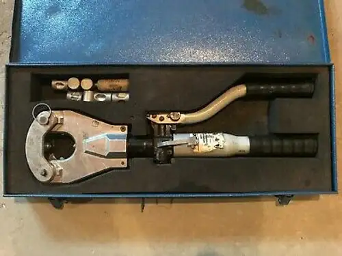 Lsco Idt-6 Hydraulic 4-Point Dieless Crimping Tool Burndy Greenlee Hk06Ft