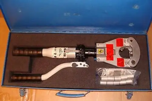 Lsco Idt-6 Hydraulic 4-Point Dieless Crimping Tool Burndy Greenlee Hk06Ft