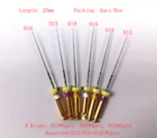 Pathfile Endodontic Rotative File Root Canal Drill Niti 25Mm 013/016/019 6Pc/Box