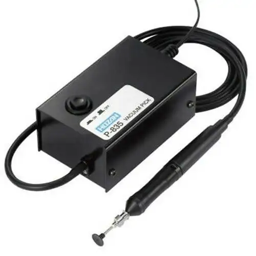 Hozan P-835 Electric Adsorption Tweezers Vacuum Pick Up Tool Fast Japan Ems