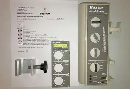 Baxter Bard Infus OR Infus O.R. (Patient Ready- Pole Clamp)