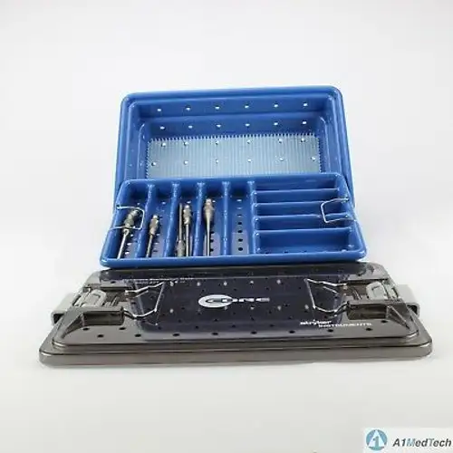 Stryker 5400-277 Core Sterilization Case with Drill Attachements