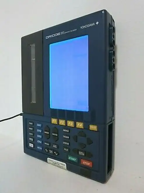 Yokogawa Or122-2-S2-Pm Or100E Handy Oscillographic Recorder W/ Bag & Ac Adapter