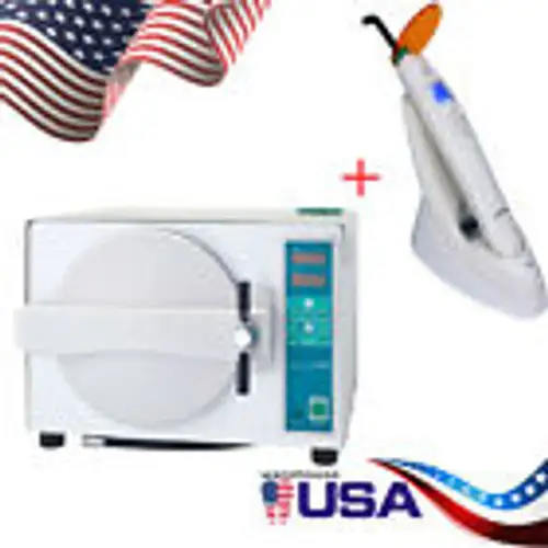 18L Dental Autoclave Steam Sterilizer Drying Function / Led Curing Light Az688-2