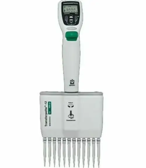 New Brandtech Transferpette 12 Channel Electronic Pipette 15-300Ul 705476