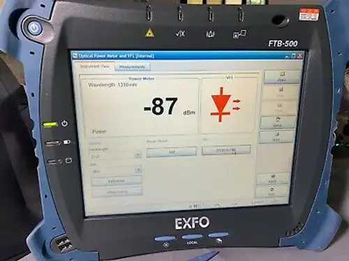 Exfo Ftb-500 Touch Lcd Network System Platform 4 Slot Mainframe W/O Module