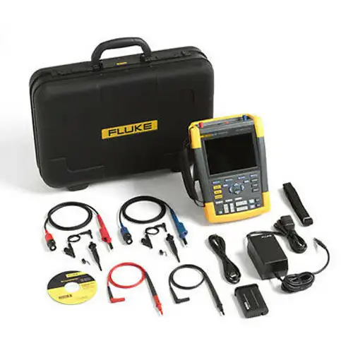 Fluke 190-102/Am/S 100 Mhz 2-Ch 1.25 Gs/S Scopemeter Oscilloscope