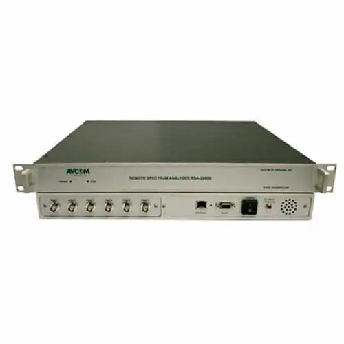 Avcom Rsa-2500B1B Remote Spectrum Analyzer 1 Input Bnc Connector