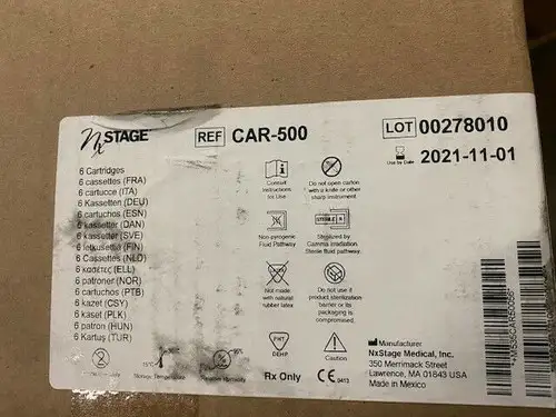 Nxstage Car-500 - Cartridge Express Acute Case Of 6 Exp 11/01/2021