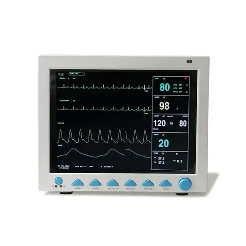Cms8000 Co2 Veterinärmedizinischer Patientenmonitor Kapnograph Vitalzeichen 7 Parameter +Etco2