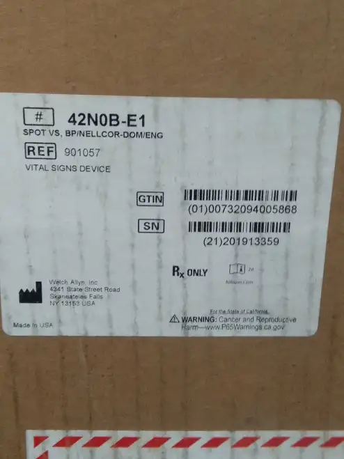 Welch Allyn Inc. 42Nob-E1 Vital Signs Monitor