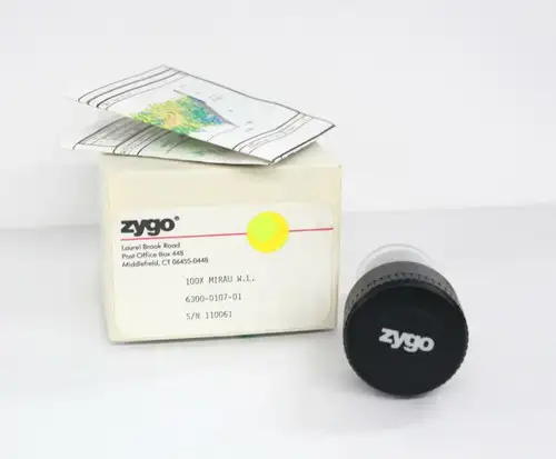 Zygo 6300-0107-01 100X Mirau W.L. Objective Lens