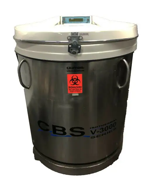 Cbs V-3000A Isothermal Liquid Nitrogen Dry Storage zer Cryo Cryogenic
