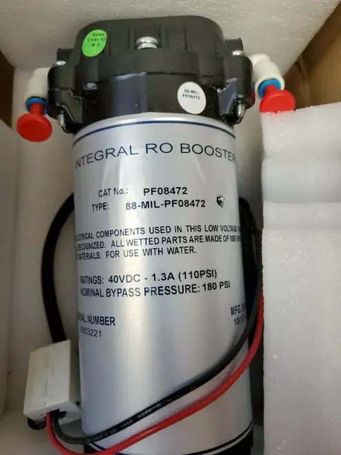 Millipore Milli Q Pump With Bracket Integral Ro Booster 88-Mil-Pf08472