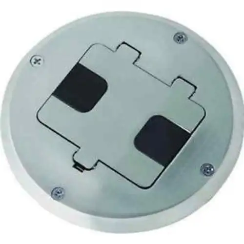 Raco 6239NI 18 Cubic Inch Round Wood Floor Box