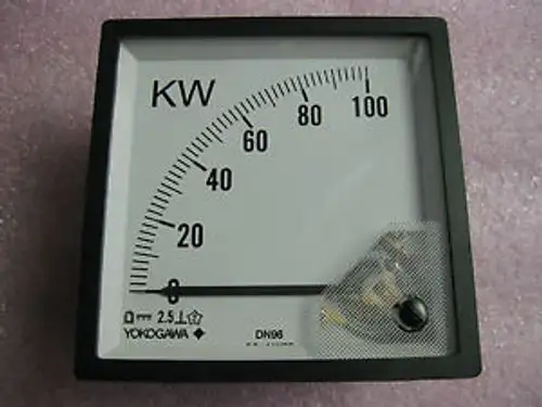 YOKOGAWA DN96A10-FAXX-N-L-100KW PANEL METER-NEW