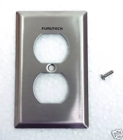 10pc AC duplex receptacle Cover Plate Outlet Cover 102-D Furutech Japan