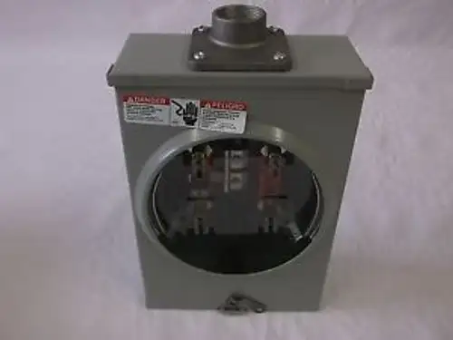 MILBANK 125 AMP 600 VOLTS METER SOCKET U8569-YL-KK-BLG R8569-YL-KK-BLG