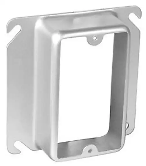 T & B 52 C 49 1 1/4 4 Steel Sq Cut Tile Wall Cvr 1-1/4 Raised 1-Dev Qty-10