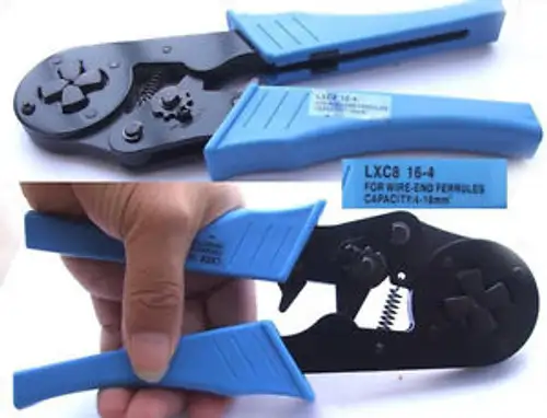 Adjusting Terminal Crimping Pliers Tools FOR 6-16m? WIRE END FERRULES