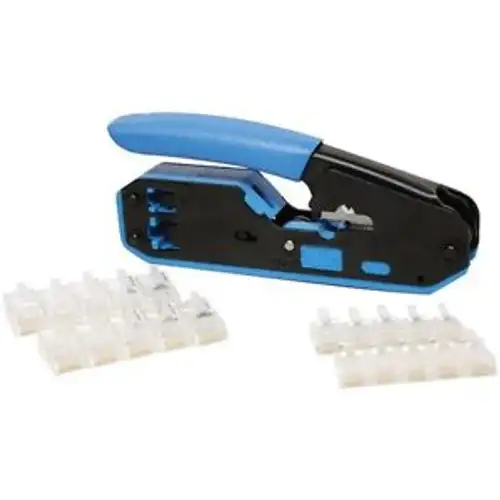 IDEAL 33-396 Kit de herramientas de crimpado RJ45/RJ11 para datos/voz