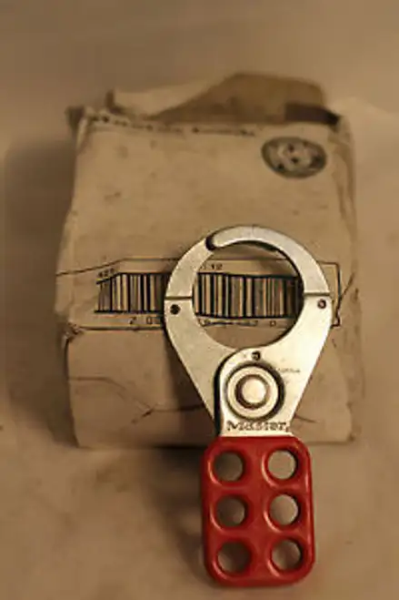 LOT OF 12 MASTER LOCK LOCKOUT SCISSOR HASPS MODEL ED-600