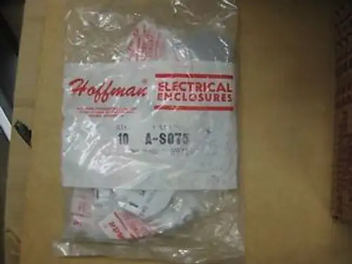 HOFFMAN A-S075 GREY HOLE SEALS 59710 1 PACK OF 10