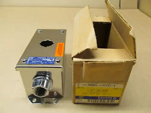 1 SQUARE D 9001 KYC-1 9001-KYC1 9001KYC1 1 UNIT ENCLOSURE STAINLESS STEEL