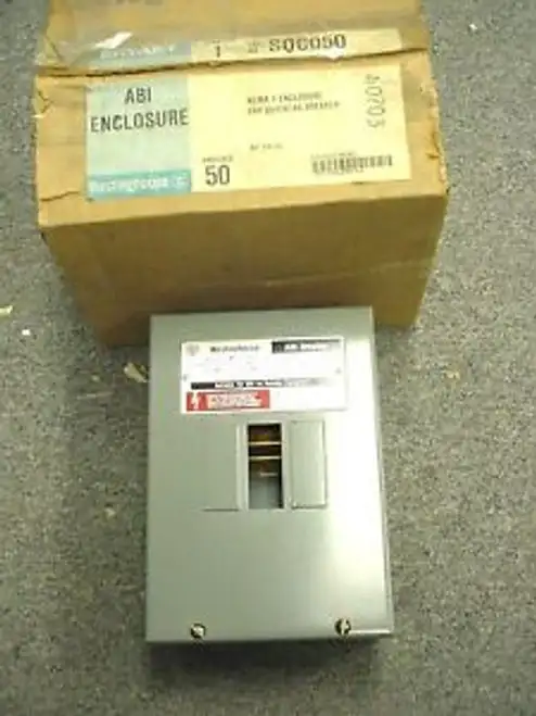 WESTINGHOUSE SQC050 NEMA GRÖSSE 1 ABI SCHUTZSCHALTERGEHÄUSE SQC-050