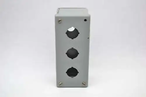 HOFFMAN E1 A-193 PANEL 8 IN STEEL 3 IN 3 IN WALL-MOUNT ENCLOSURE B469473