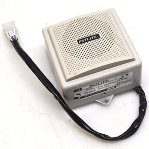 Patlite Corporation BT-24LS Dust & Jet Proof Small Electronic Type BT Alarm