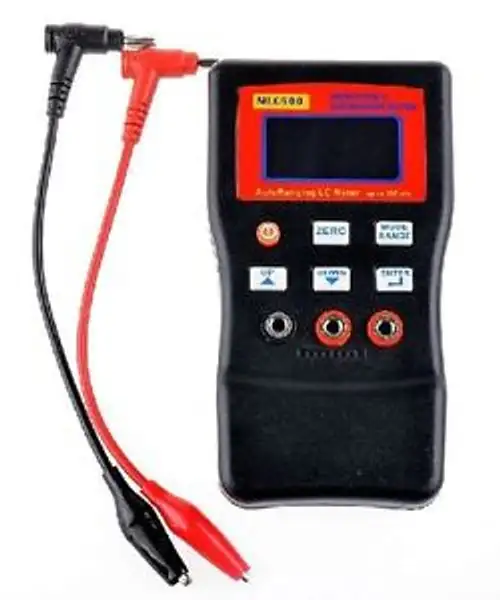 MLC500 Auto Ranging LC Meter 500 KHz inductor and capacitor 1% accuracy