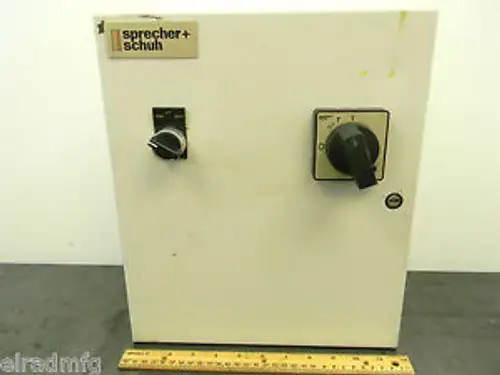 HOFFMAN ENCLOSURES SPRECHER SCHUH 13-3/4X1-7/8X7-1/4 PUMP CONTROL LHC353020 002