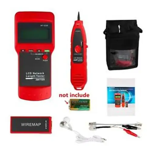 NF8208 Network LAN Cable Tester Wire Tracker Tracer Length Scanner RJ45 ly