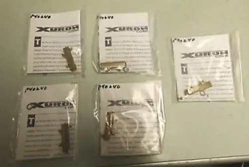 (5) XURON P40240 REPLACEMENT VALVE FOR MODEL 590 MICRO-PNEUMATIC FLUSH CUTTER