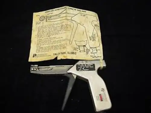 Panduit # GS-2B Manual Tie Down Wrap Gun Tool Aircraft Aviation with Manual