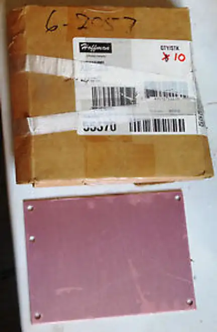 LOT OF 4 39040 Hoffman Enclosures A8P6SS Enclosure Panel 6-13/16 Lx 4-7/8W