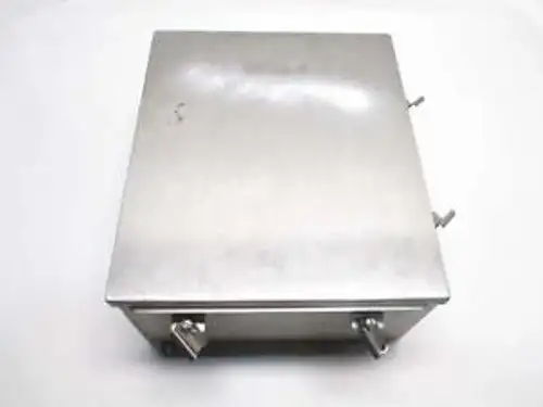 ROBROY K-1056 STAINLESS 14 IN 12 IN 6 IN WALL-MOUNT ELECTRICAL ENCLOSURE D486586