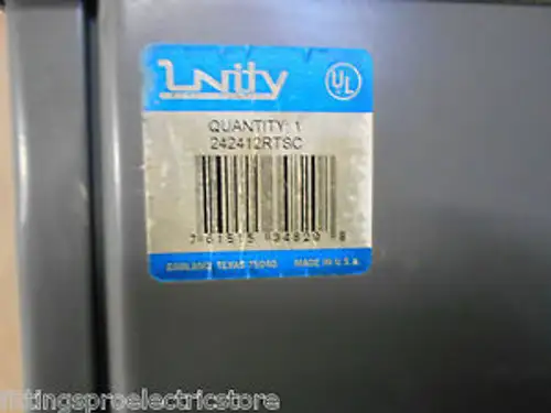 UNITY 242412RTSC NEMA 3R SCREW COVER PULL WITHOUT KOS