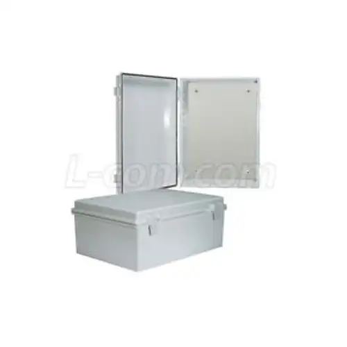 L-Com NBE141006-KIT01 14x10x6 Inch Weatherproof ABS Enclosure