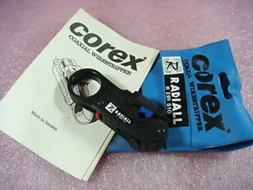Pinza spelafili coassiale Corex Radiall R 299 510 R299510 PER FILI DA 2,5 A 7,6 MM DI DIA.