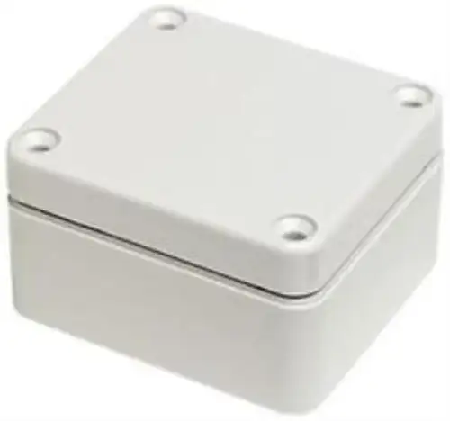 No. 99B1503 Bud Industries Pn-1343 Enclosure Junction Polycarbonate Gry