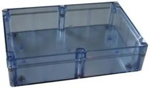 No. 34M1894 Bud Industries Bt-2742 Enclosure Pcb Polycarbonate Blue