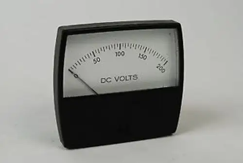 Jewell 6625-01-027-9720 49671 Pn: 94-549-6 Voltmeter 0-200 Dc Meter