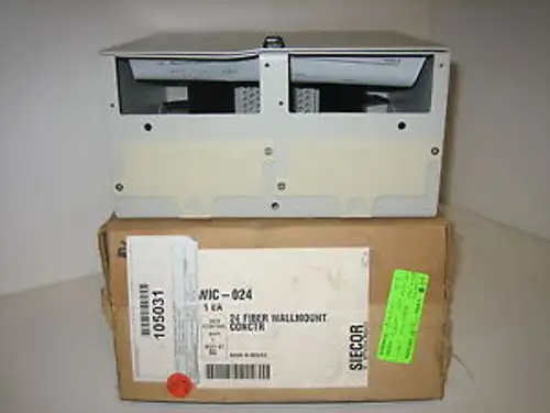 Nos Siecor Wall Mounted Connector Panel Wic-024 Wic-024-24 Wic024 Wic02424