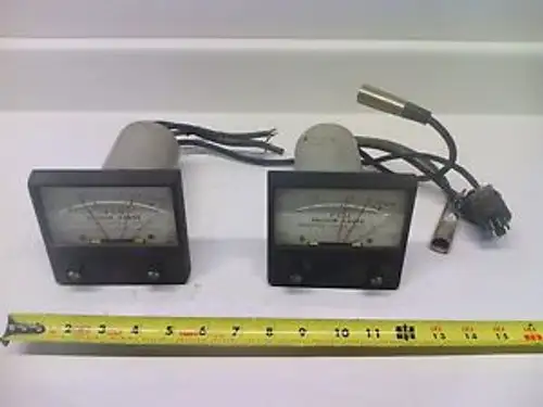Lot Of 2 Pcu Vacuum Gauge Api 503K Shielded Panel Meter Both Attached To Cvt-24